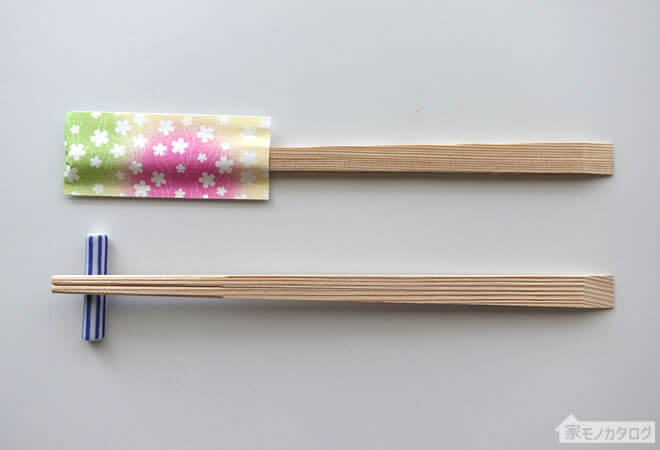 ダイソーのおしゃれな杉天削箸の画像
