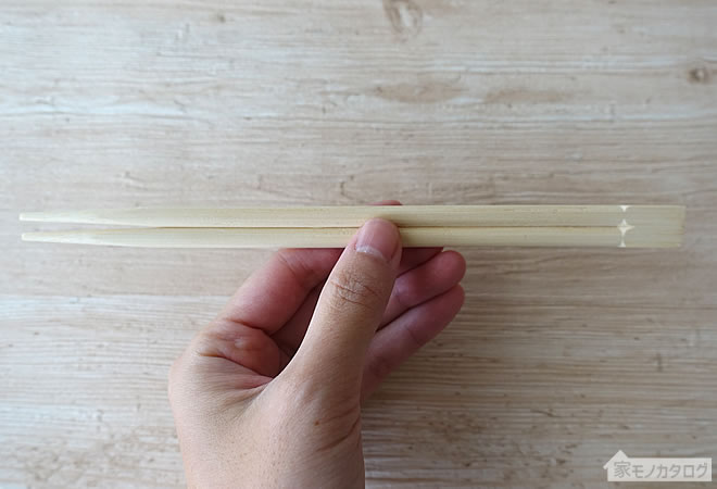 セリアの竹割箸の画像