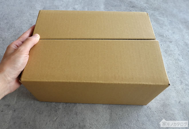 セリアで売っている発送梱包ダンボール箱 B5サイズの画像