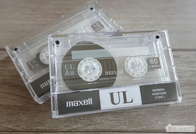 セリアで売っている音楽用カセットテープの画像