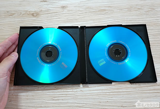 ダイソーで売っているパソコンデータ用CD-R・1回書き込み用の画像
