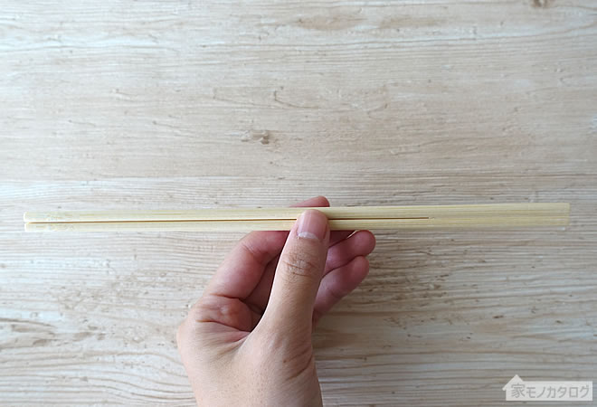 セリアの長い竹割箸の画像