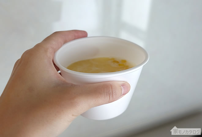 セリアのフタ付きスープカップの画像