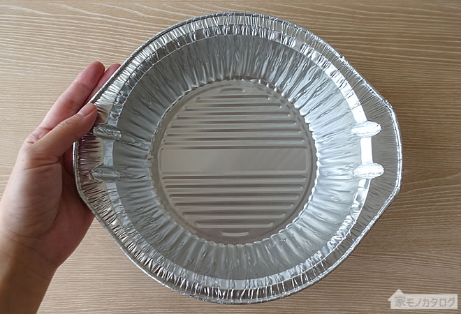 ダイソーのアルミ深型鍋の画像