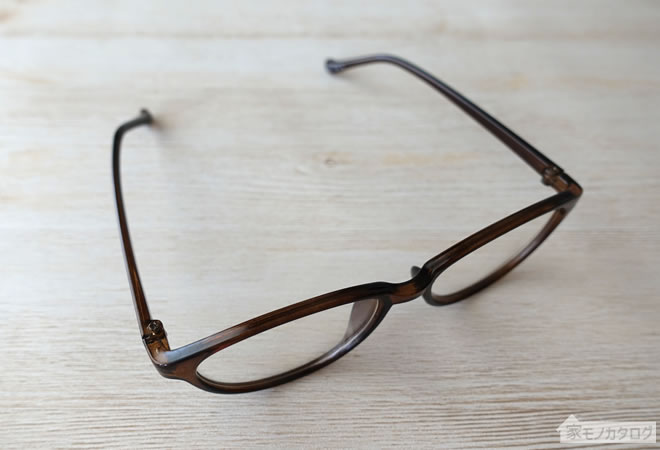 ダイソーのオーバル伊達眼鏡の画像