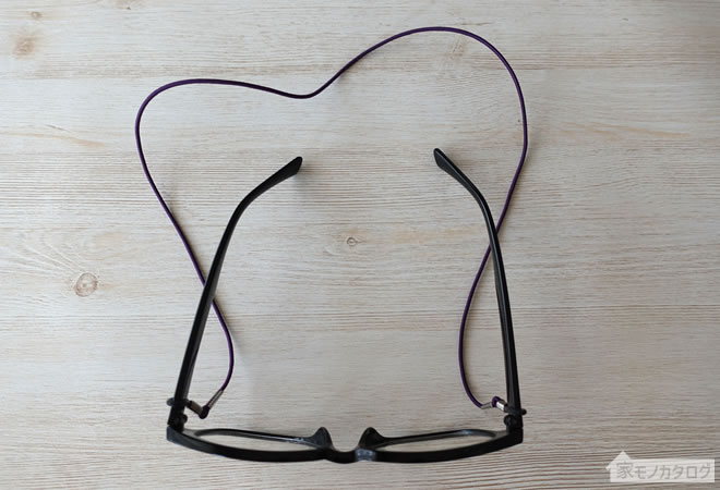 セリアの眼鏡ストラップ・ゴムの画像