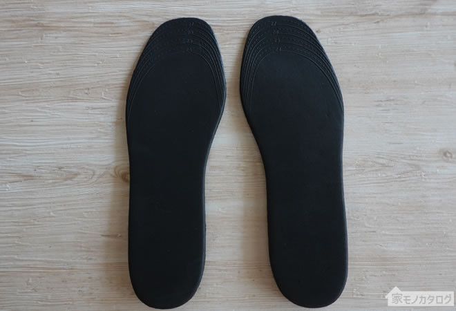 セリアで売っている脚長男性用リフレッシュインソールの画像