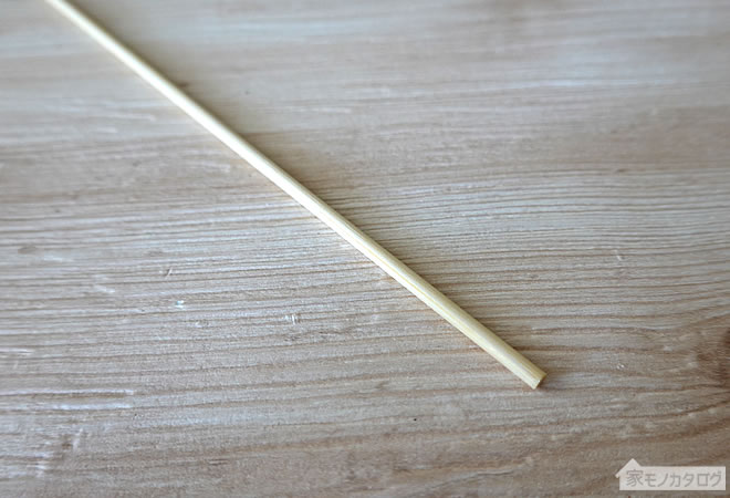 ダイソーで売っている竹ひご・太さ直径3mmの画像