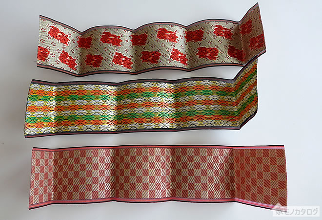 セリアで売っている日本の伝統素材 畳のへりの画像